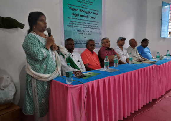 Drone Service Demonstration to the Farmers